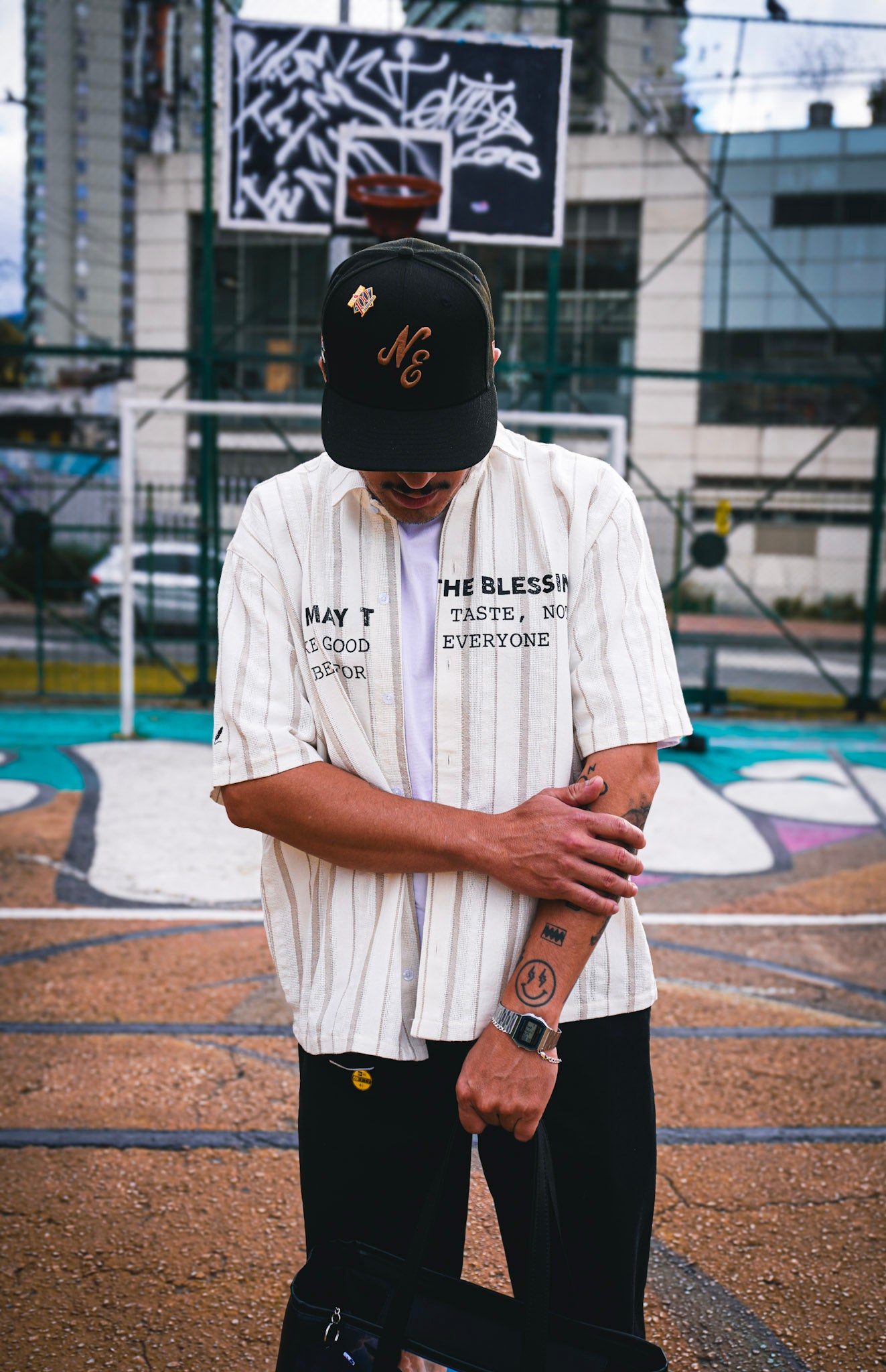 CAMISA LOS SANTOS BOXY