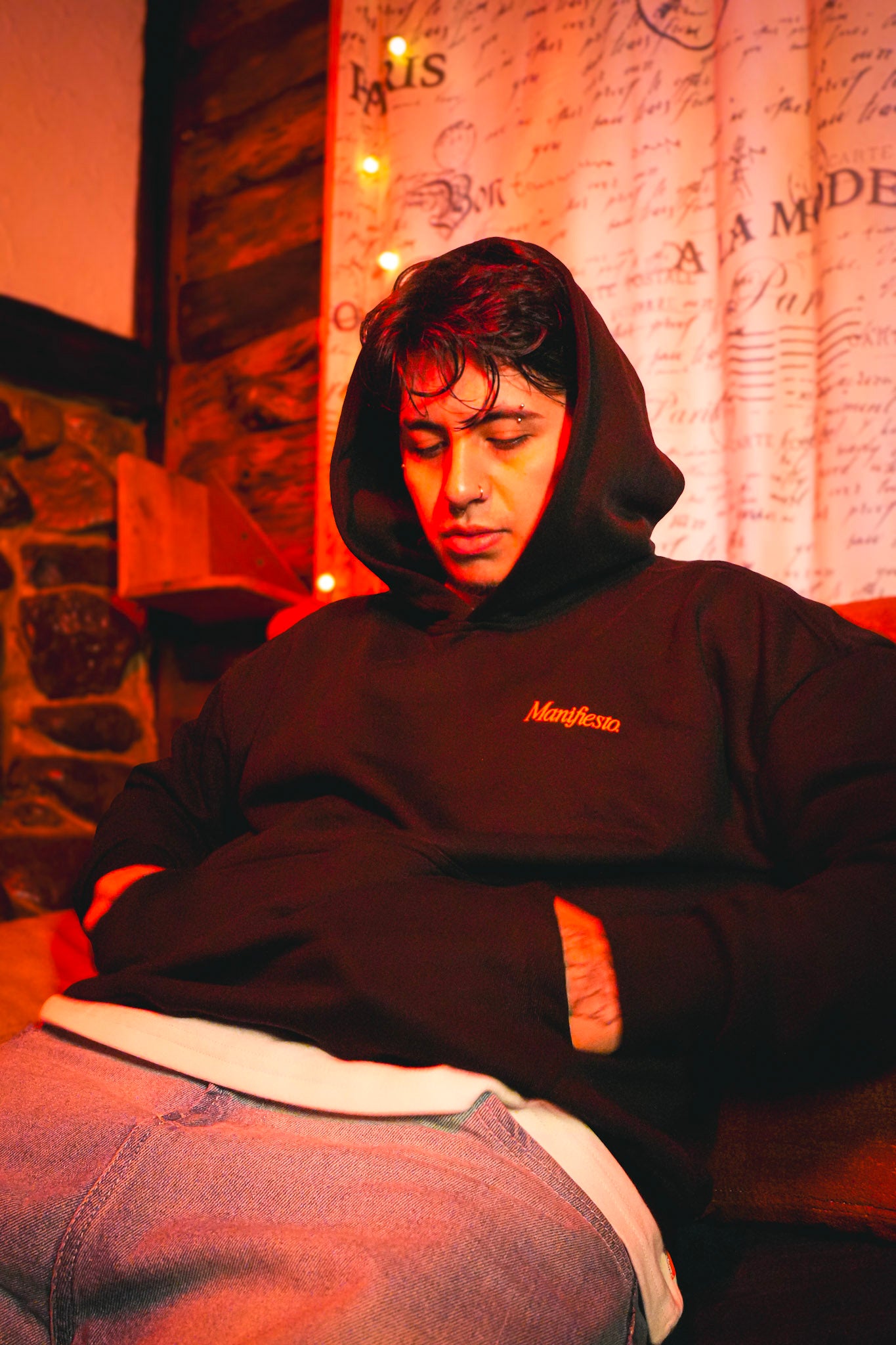 HOODIE Manifiesto - Negro
