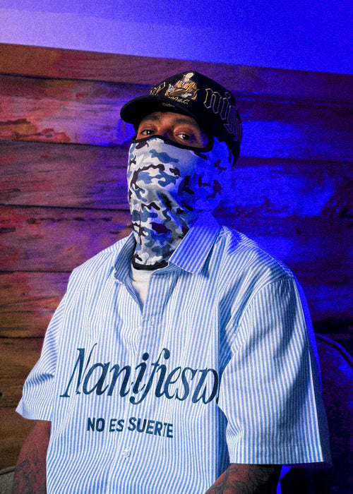 CAMISA OCEAN BOXY - Azul