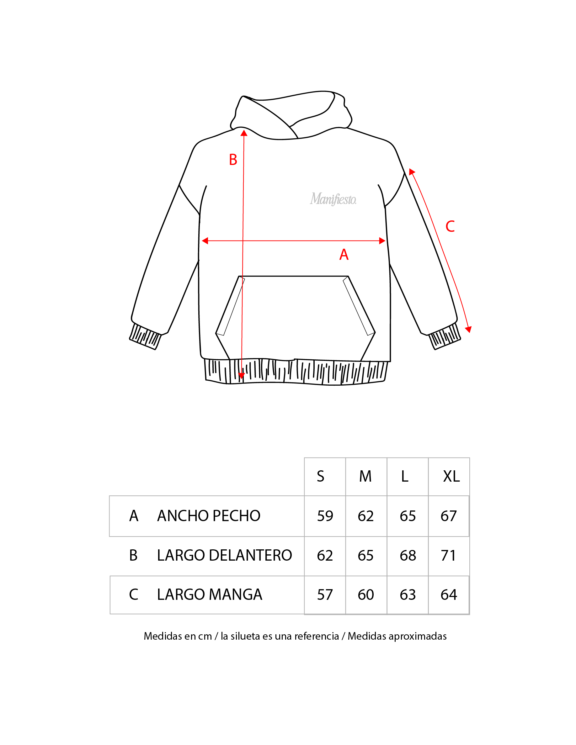 HOODIE Manifiesto - Negro